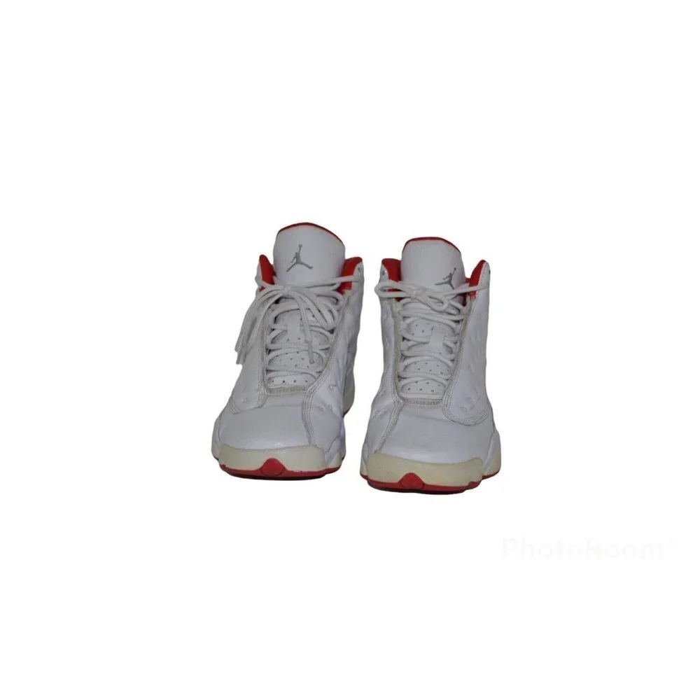Nike Air Jordan 13 Retro History of‎ Flight White & Red 414574-103 Size 6Y